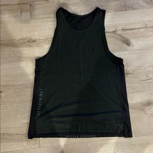 lululemon grey and black workout tank